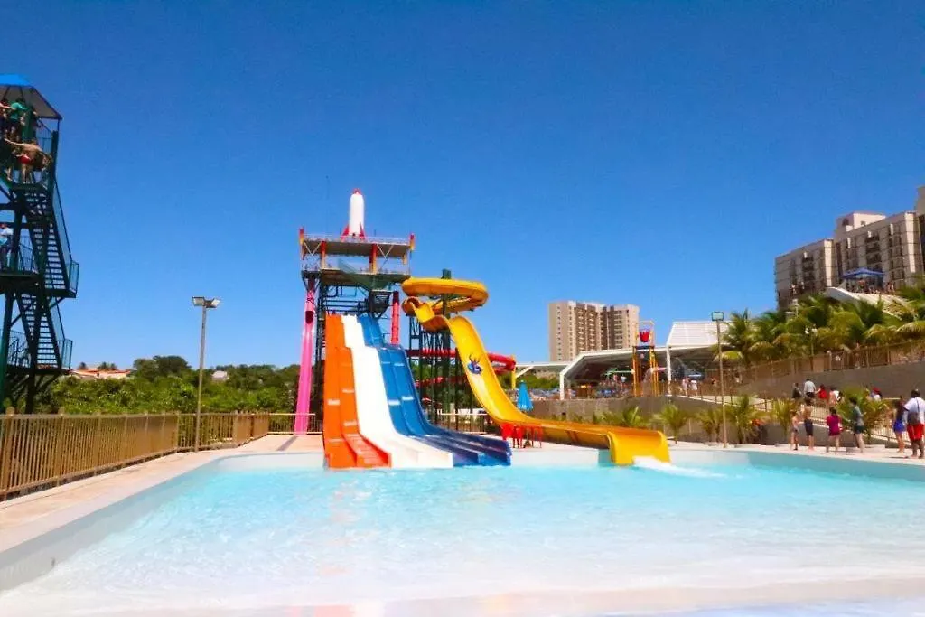 아파트 Spazzio Diroma Acqua Park Luxo - Parque Aquatico Incluso 카우다스노바스