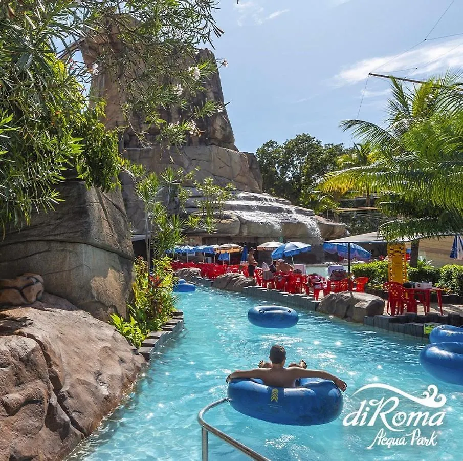 Spazzio Diroma Acqua Park Luxo - Parque Aquatico Incluso 카우다스노바스 0*,  브라질